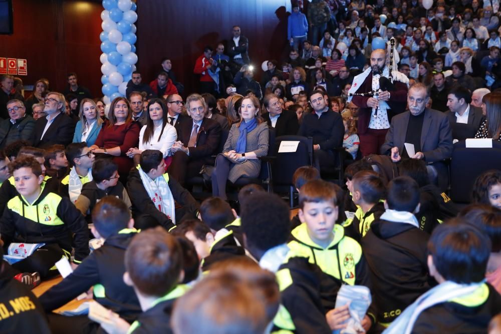 Presentación por todo lo alto de la futura Ciudad Deportiva del Celta en Mos, con más de 800.000 metros cuadrados.