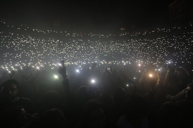 Concierto de Izal en la plaza de toros de València