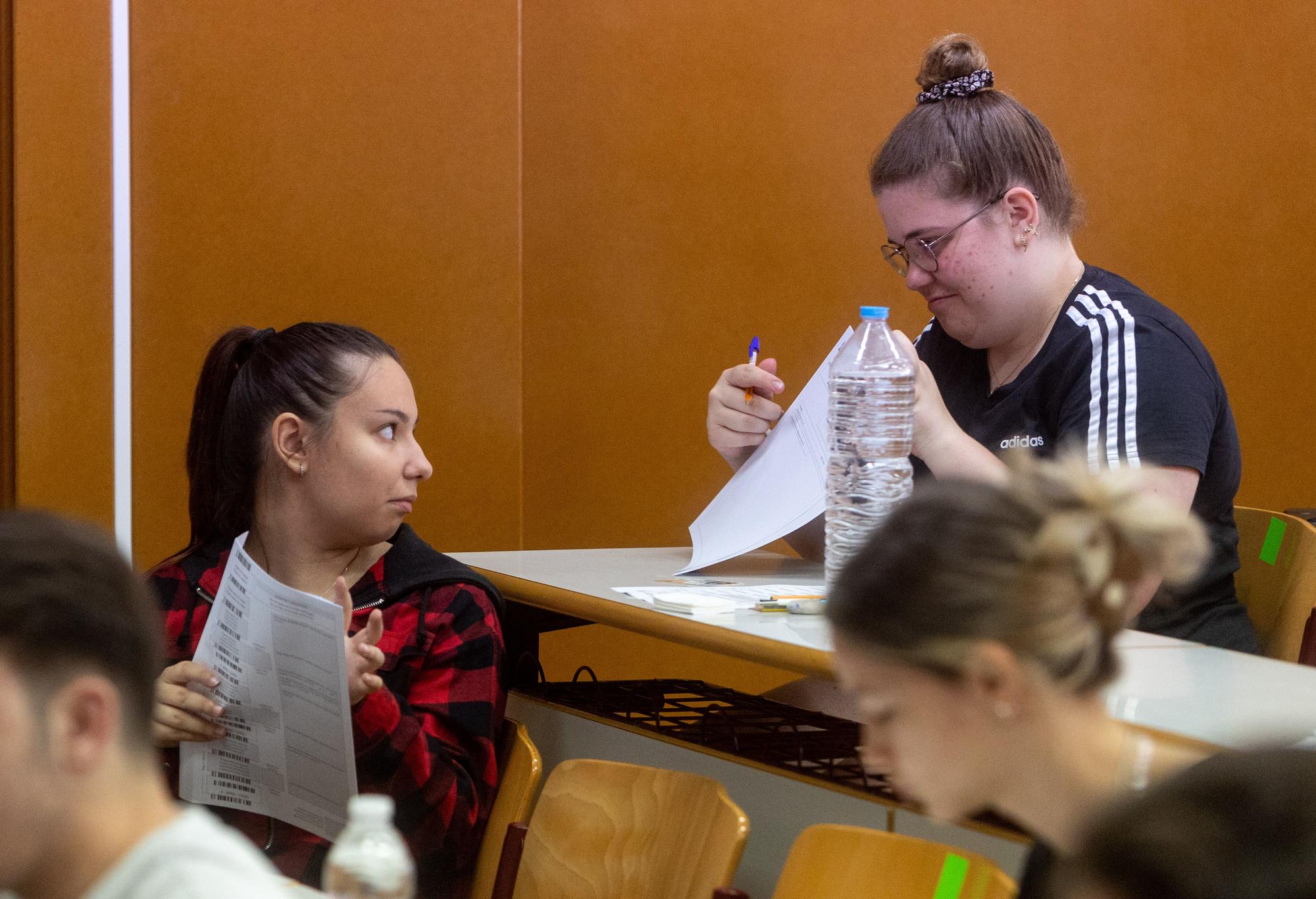 Primer día de Selectividad en la Universidad de Alicante