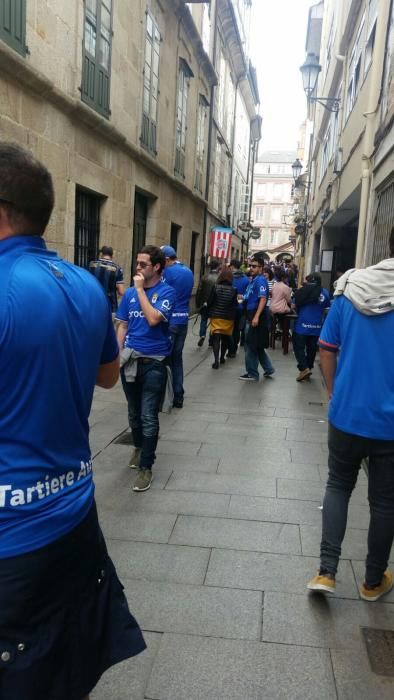 Ambientazo azul en Lugo