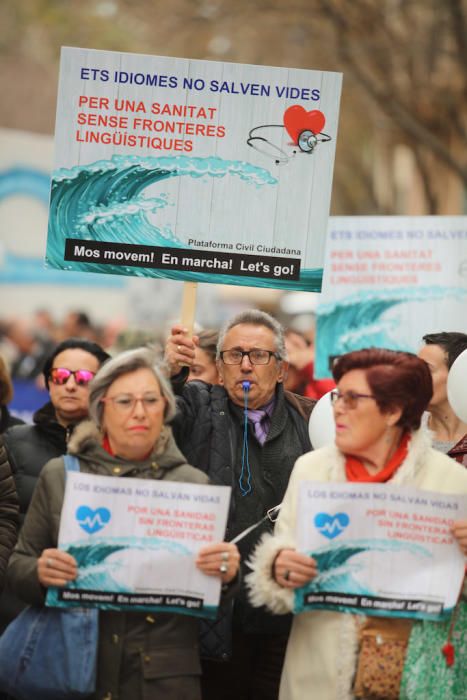 La plataforma 'Mos Movem' se moviliza contra el requisito del catalán en la sanidad pública balear