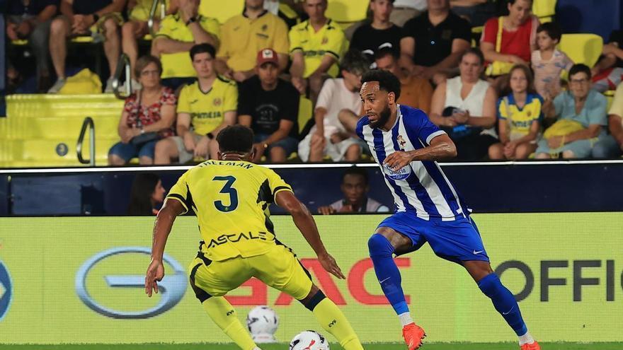 El uno a uno del Deportivo ante el Villarreal, las notas: Aubameyang lidera la sorpresa en La Cerámica