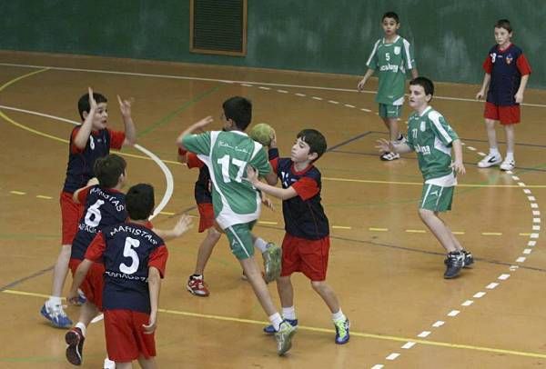 BALONMANO: Maristas-Casablanca (alevín masculino) / Maristas-Balonmano Aragón (infantil) / Maristas-Aragón Santa Isabel (benjamín mixto)