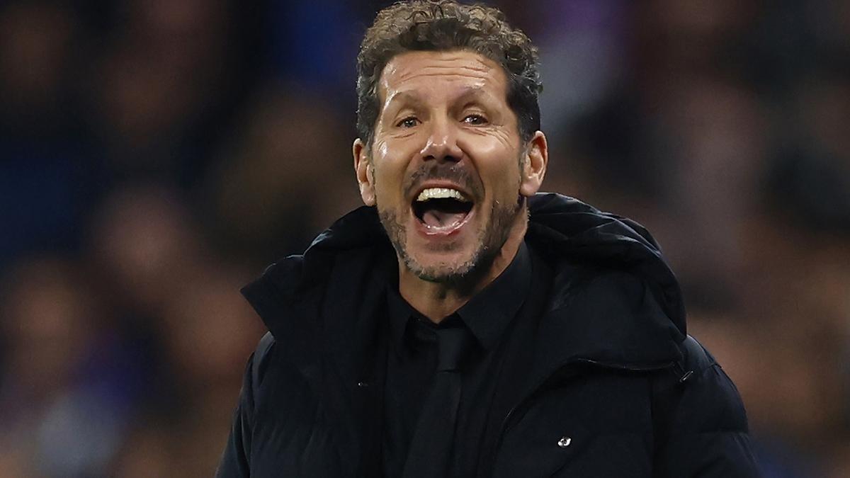Simeone: "Es un momento para estar contento como club"