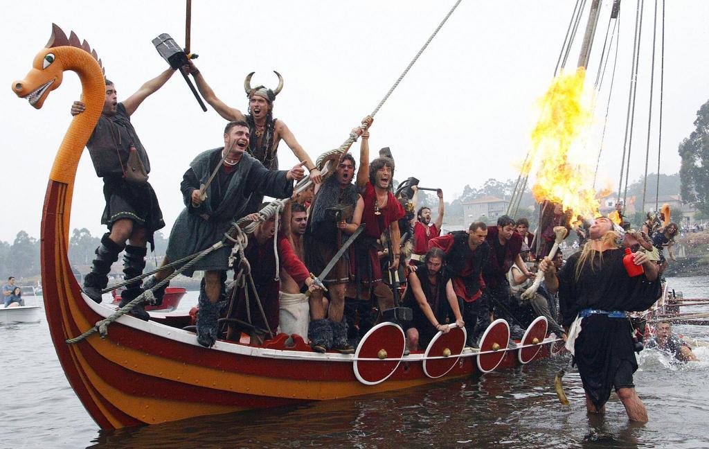 Romería Vikinga en Catoira, Pontevedra