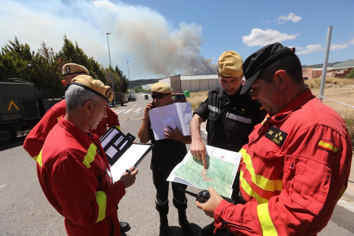 Incendio en la Serra Calderona