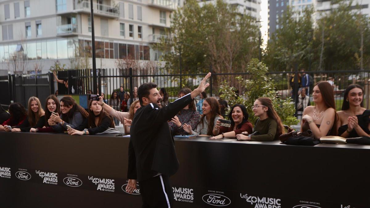 La alfombra roja de los 40 Music Awards en el Roig Arena de Valencia