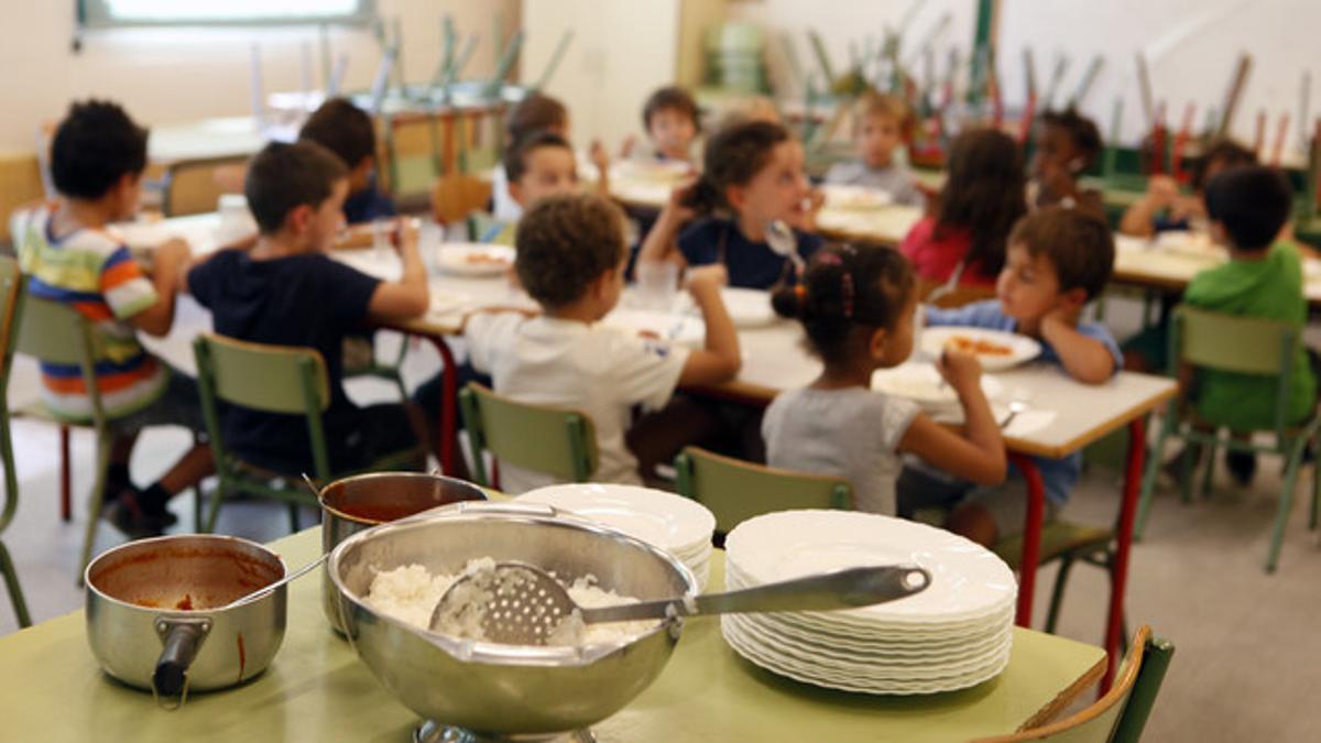 Comedor escolar en Arenys de Munt.