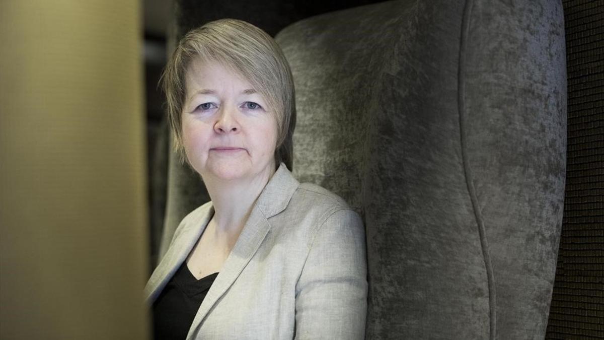 Sarah Waters presenta su novela 'Los huéspedes de pago'.