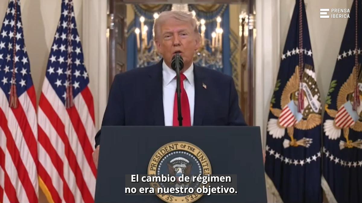 Trump anuncia "fuertes" ataques a Irán: "Vamos a devolverles a la Edad de Piedra"
