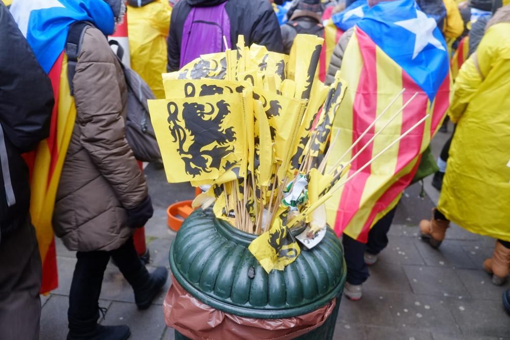 La manifestació de Brussel·les vista des de dins