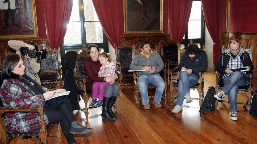 Rocío Llovo se reunió a principios de primavera con la coordinadora de padres de alumnos.