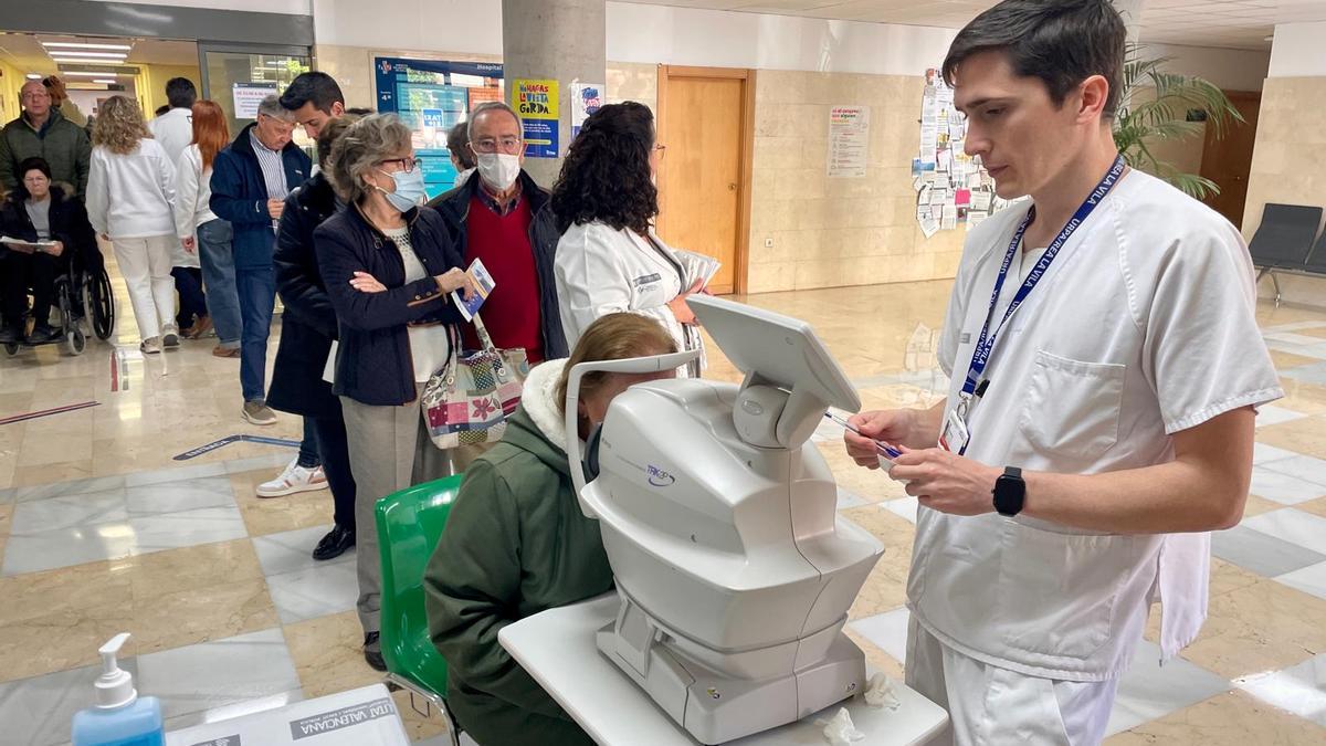 Revisones para detectar glaucoma en el Hospital de Sant Joan