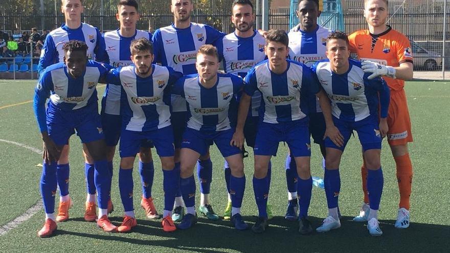 L&#039;equip titular de la Unió Esportiva en aquesta jornada.