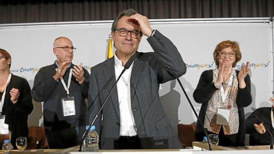 Artur Mas, ahir al consell nacional de CDC celebrat a Bellaterra