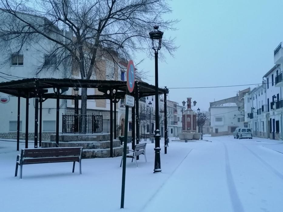 La nieve llega a Aras de los Olmos