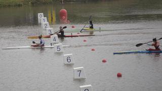 Susto en el Campeonato de Asturias de Invierno de piragüismo: un palista sufre un desvanecimiento en plena competición