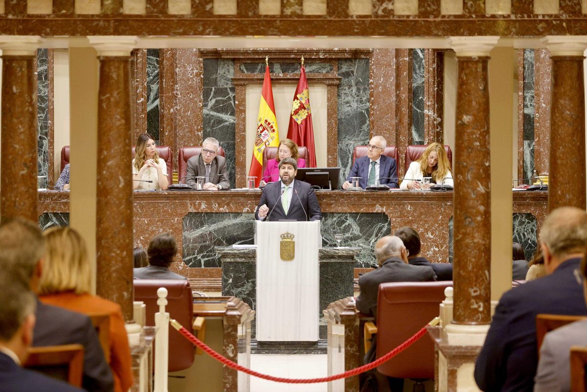 Intervención de López Miras en la primera jornada del Debate sobre el Estado de la Región