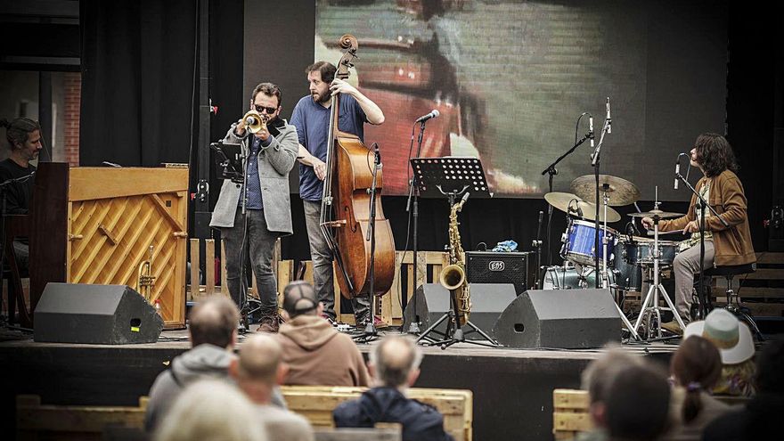 El concierto tributo a Chet Baker, ayer. | Irma Collín