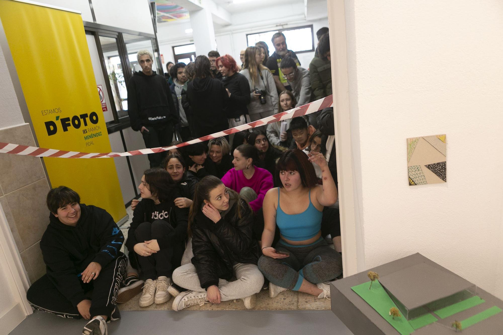 Inauguración de la nueva sala de exposiciones del IES Menéndez Pidal