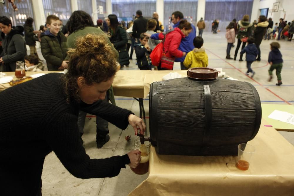 Amagüestu en el colegio Jovellanos de Gijón