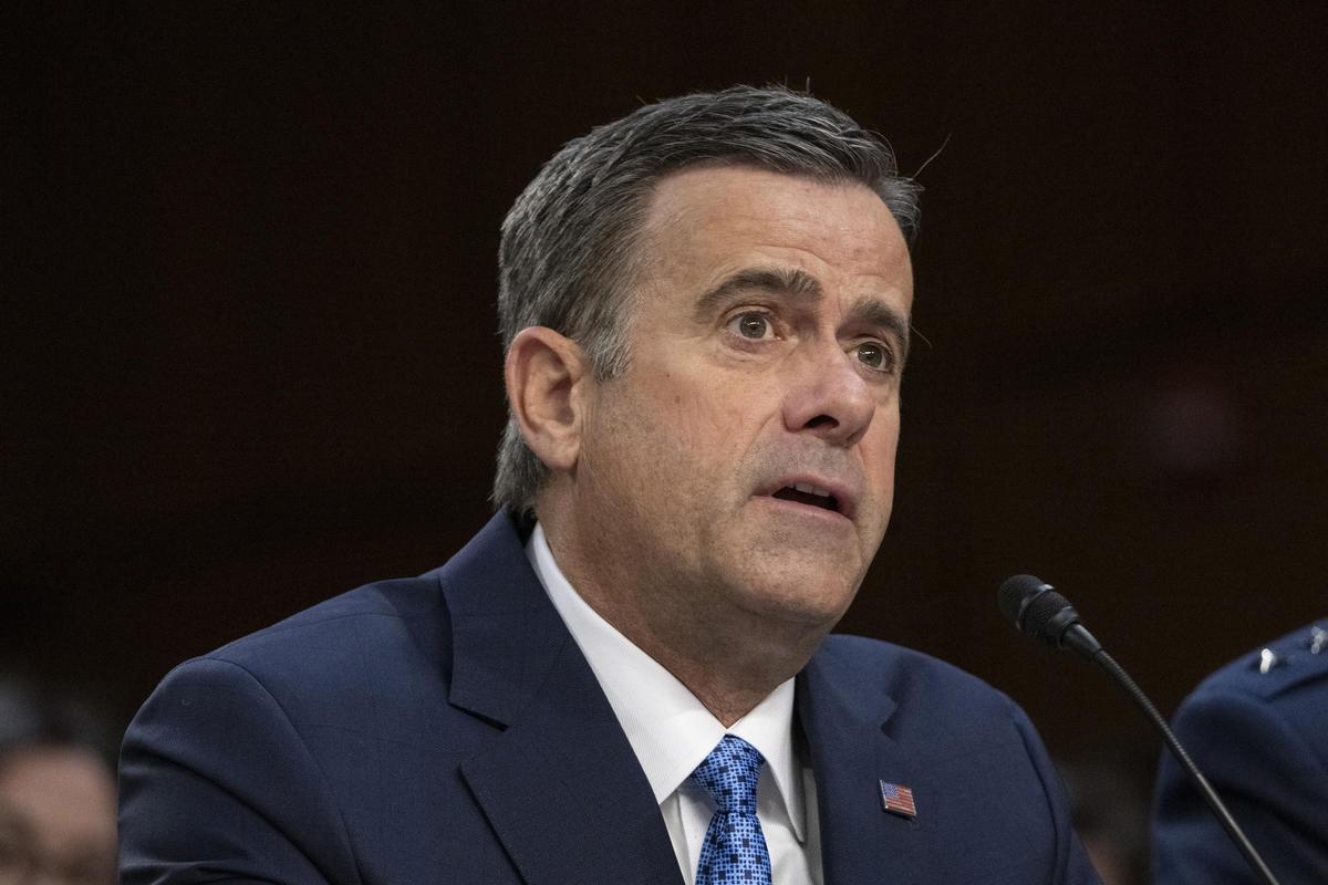 Archivo - El director de la Agencia Central de Inteligencia (CIA, por sus siglas en inglés), John Ratcliffe