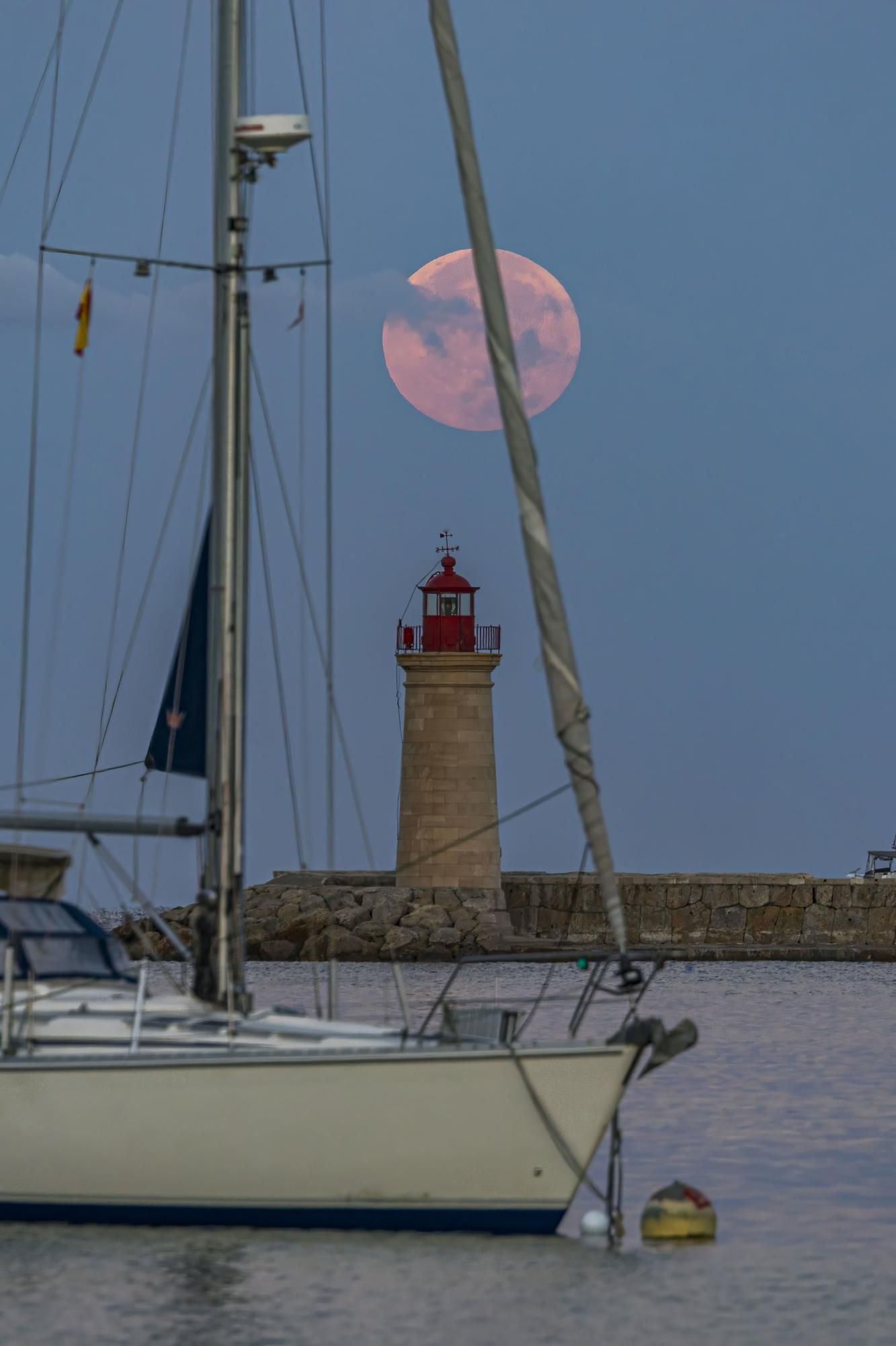 So war der "blaue Supermond" auf Mallorca zu sehen