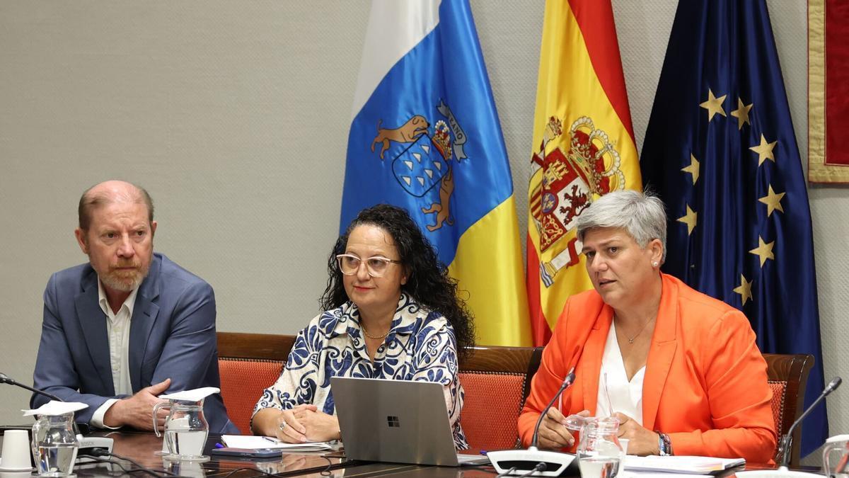 La Comisionada y los jefes de los Servicios de Reclamaciones y Asuntos Generales y de Evaluación y Control de la Transparencia.