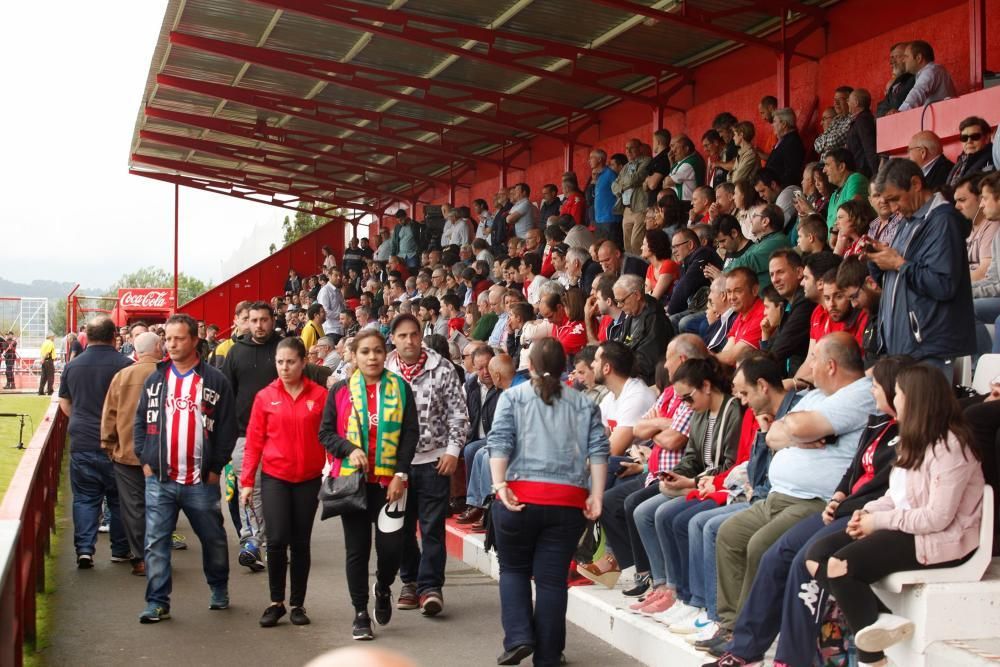 El Sporting B entra en la pelea por el ascenso a Segunda B