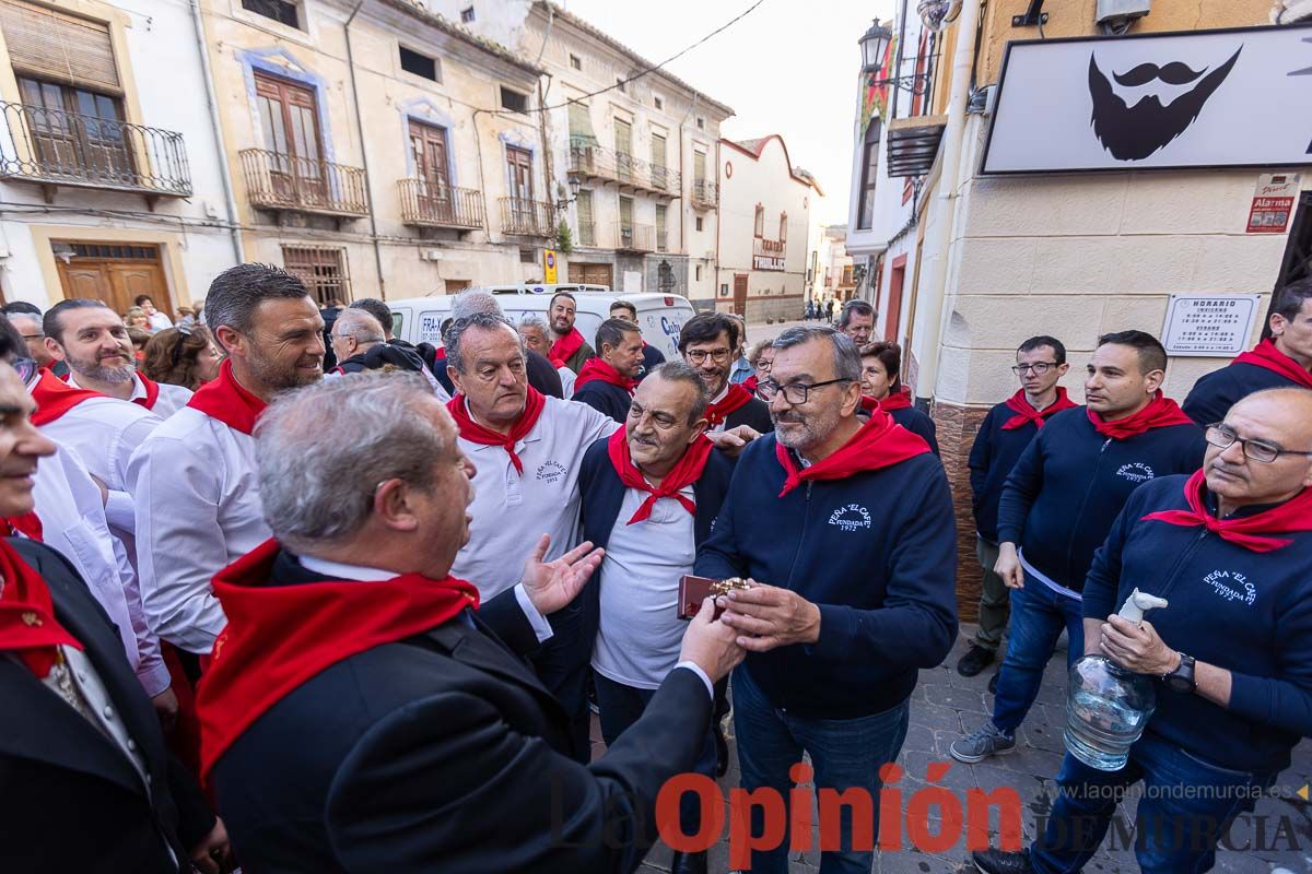 Recorrido Caballos del Vino día dos de mayo en Caravaca