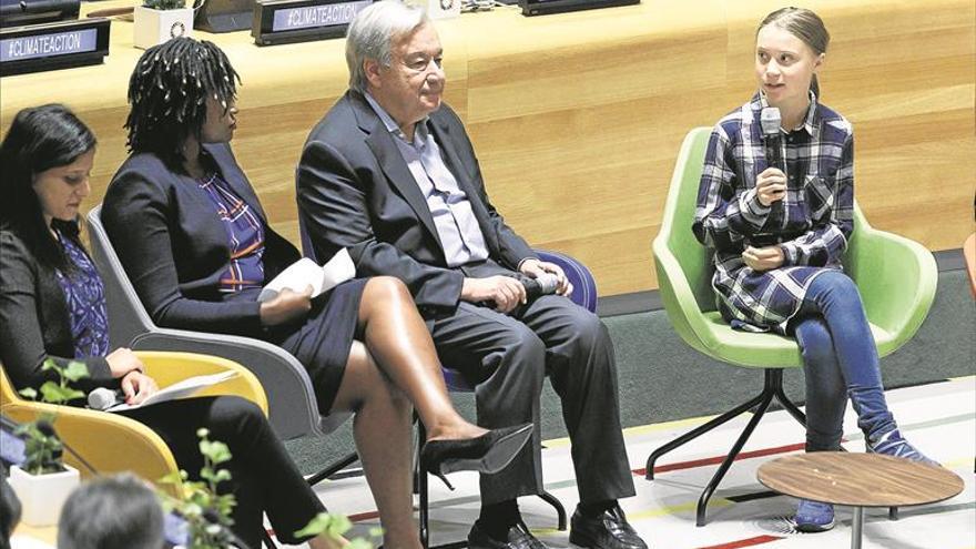 Los jóvenes presionan en la ONU por el clima