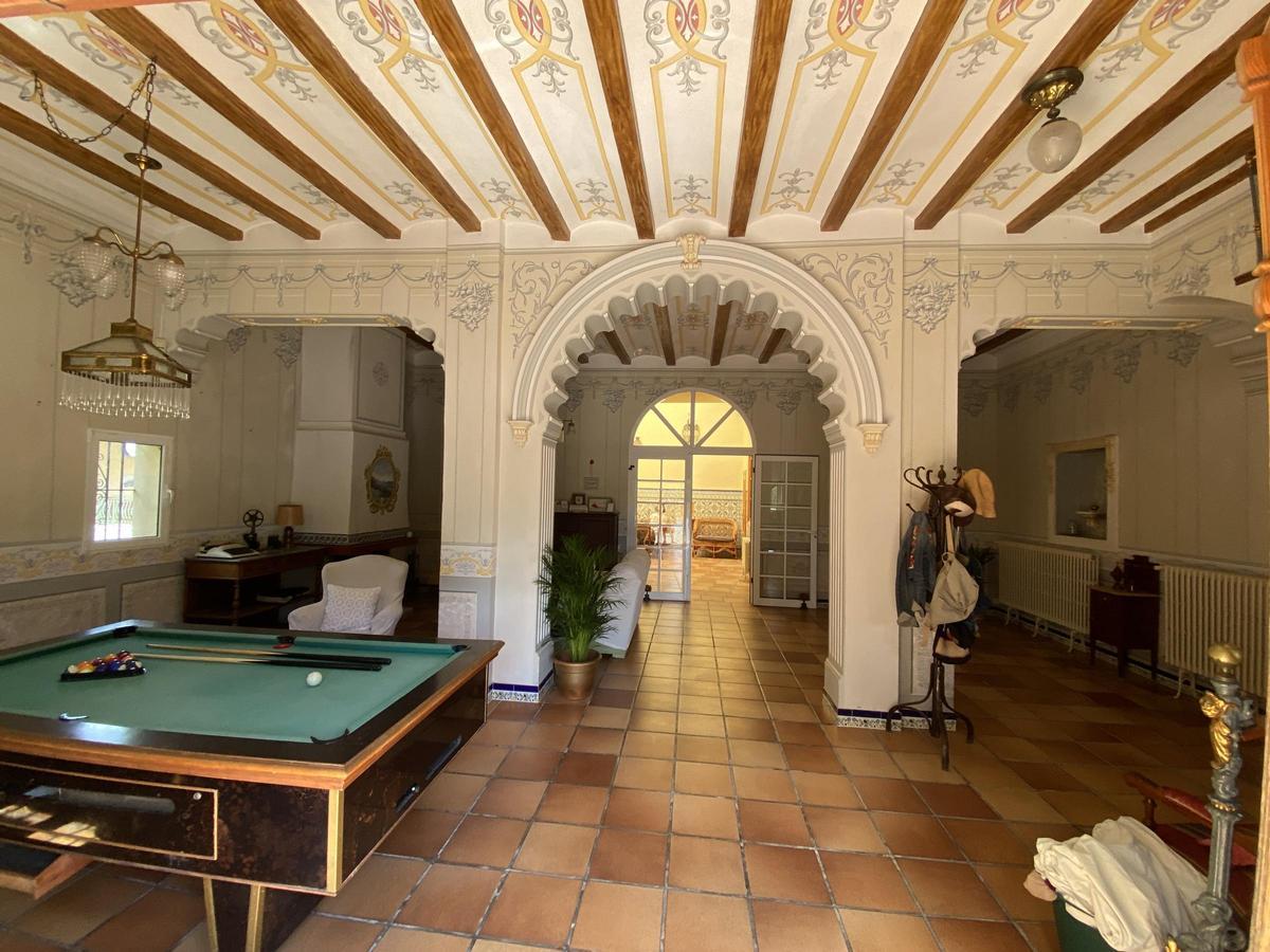 Una de las estancias interiores de la casa rural.