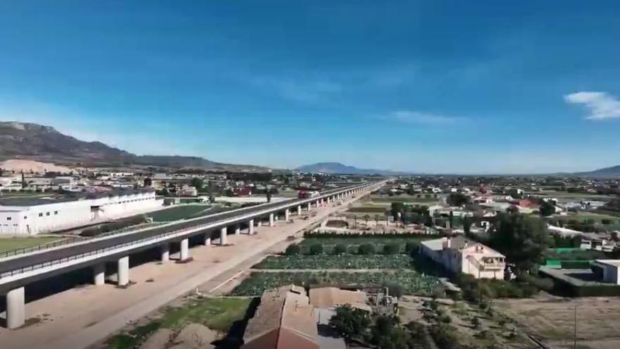 Recorrido en vídeo por las obras del AVE Murcia-Almería