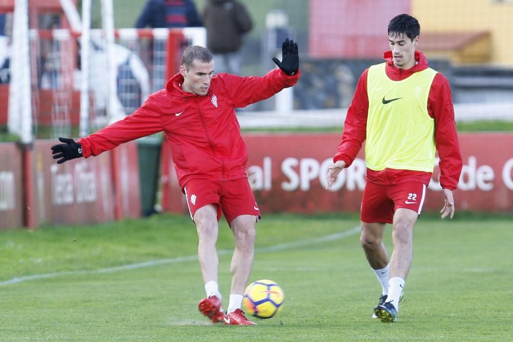 Entrenamiento del Sporting