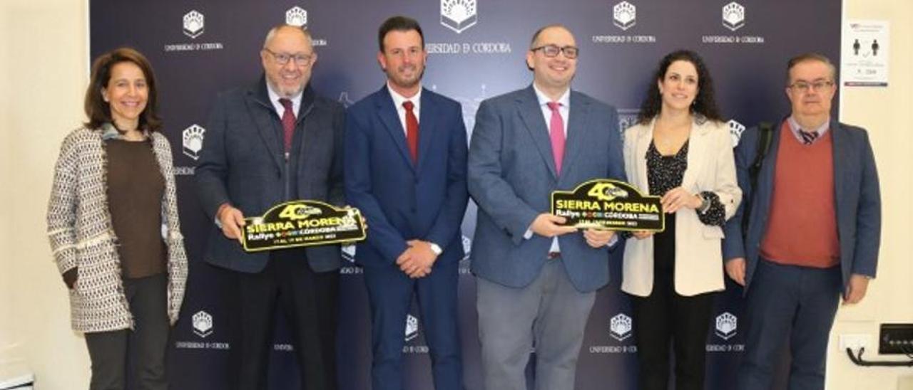 Presentación del estudio sobre el Rallye Sierra Morena en la Universidad de Córdoba.