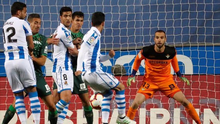 El Betis se complica en Anoeta su clasificación para Europa