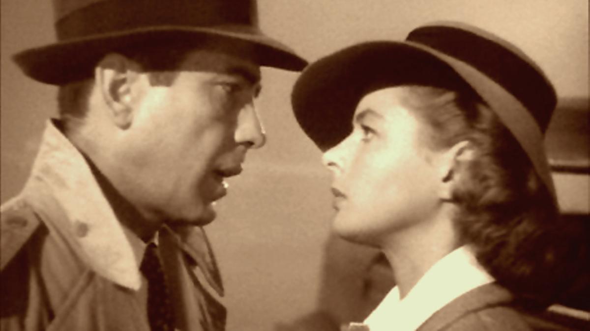 Humphrey Bogart e Ingrid Bergman, en 'Casablanca'.