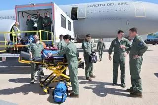 Las imágenes del avión militar que vuela este viernes a Bangkok y regresa el domingo a Bilbao para repatriar a Álex