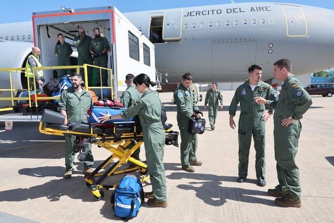 Las imágenes del avión militar que vuela este viernes a Bangkok y regresa el domingo a Bilbao para repatriar a Álex