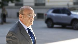 MADRID, 28/04/2026.- El coronel de la Guardia Civil y exdirector del gabinete de Coordinación y Estudios del Ministerio del Interior, Diego Pérez de los Cobos, a su llegada este martes a la Audiencia Nacional, donde prosigue el juicio por la operación Kitchen, la supuesta trama parapolicial para espiar al extesorero del PP Luis Bárcenas, en una jornada en la que testifica el mencionado coronel responsable del control de los fondos reservados en el Ministerio del Interior cuando presuntamente se destinaron a ese espionaje. EFE/ Rodrigo Jimenez