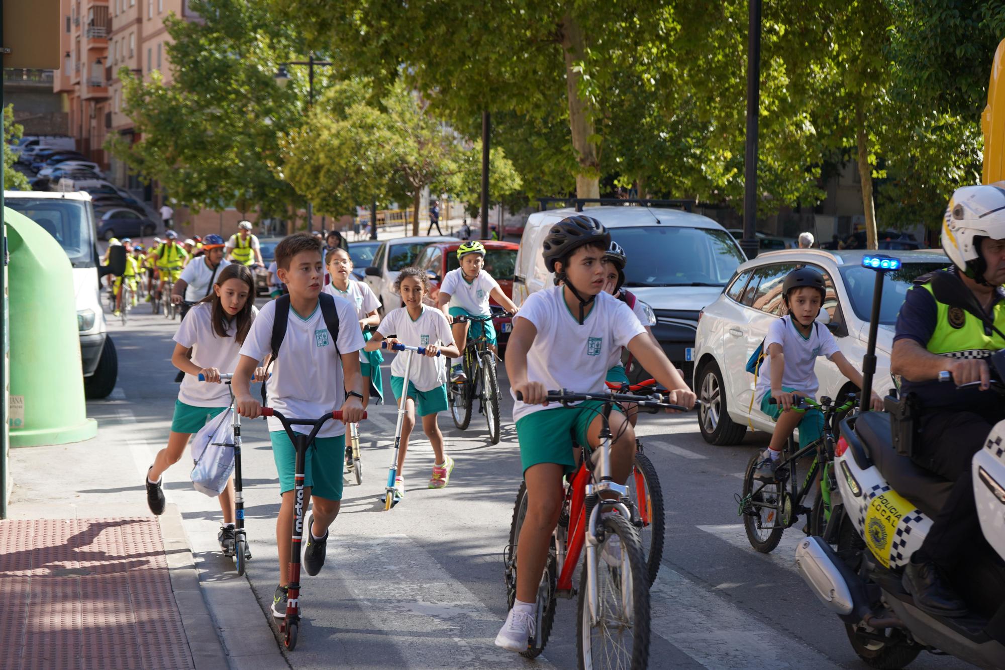 200 escolares de Ontinyent celebran el Día Mundial Sin Coches