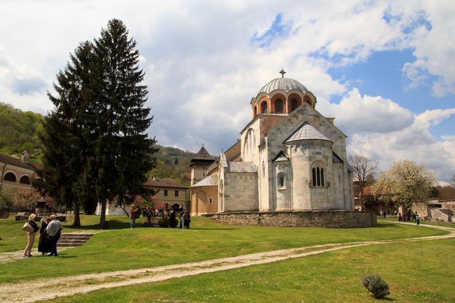 Monasterio serbio de Studenica.