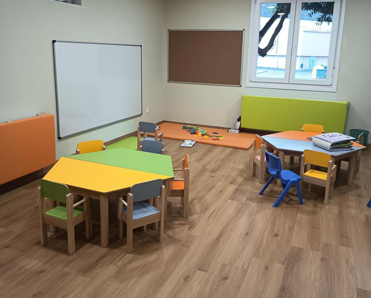 Una de las dependencias del nuevo centro.