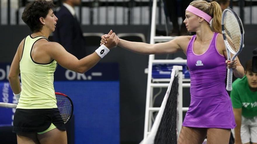 Camila Giorgi aparta a Carla Suárez de los cuartos de final