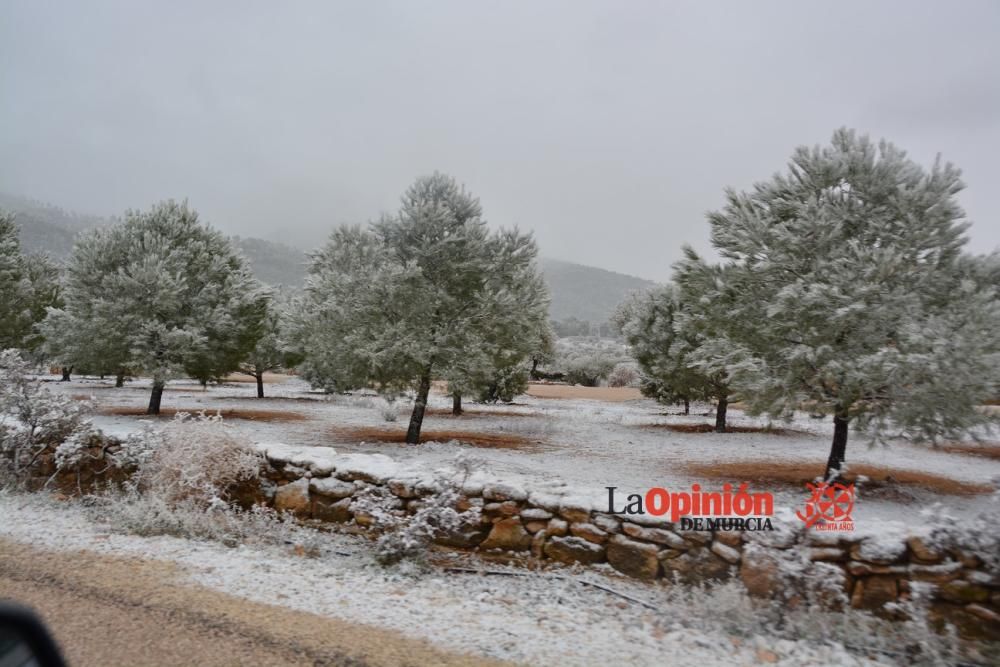 Nieve en el Altiplano murciano