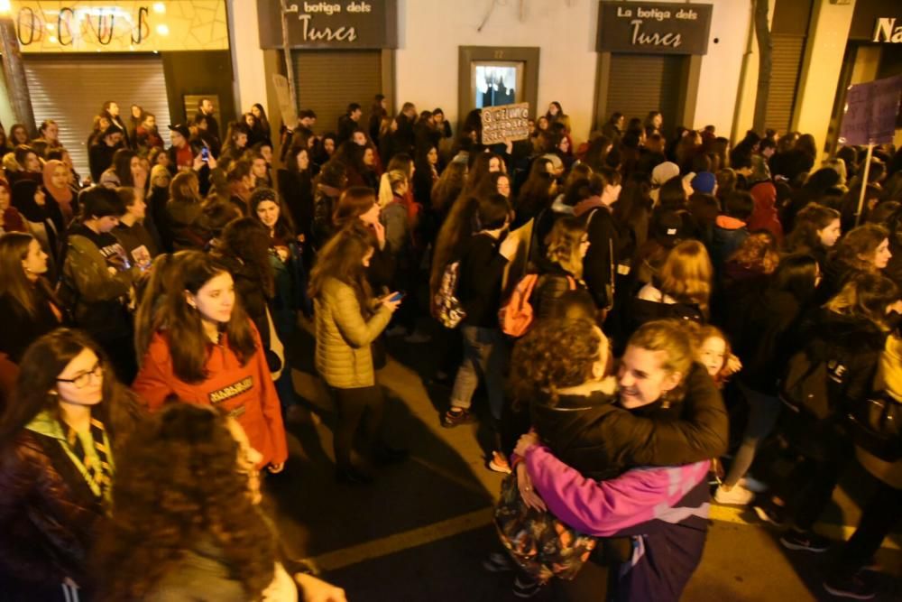 Manifestació feminista a Manresa