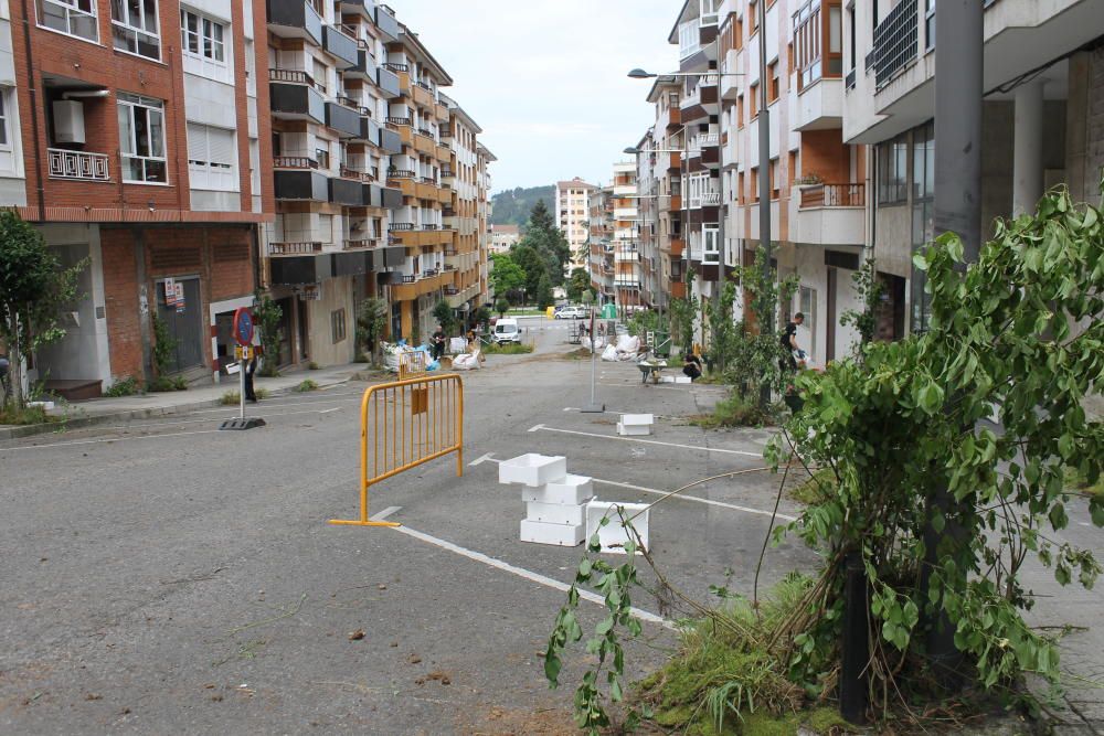 La serie "La Zona" rueda en Pravia y Gijón