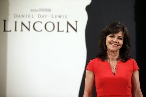 "Lincoln" cast member Sally Field poses during a photocall to promote the movie in Madrid