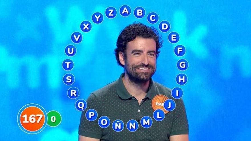 Rafa se proclama ganador de Pasapalabra en el último programa.