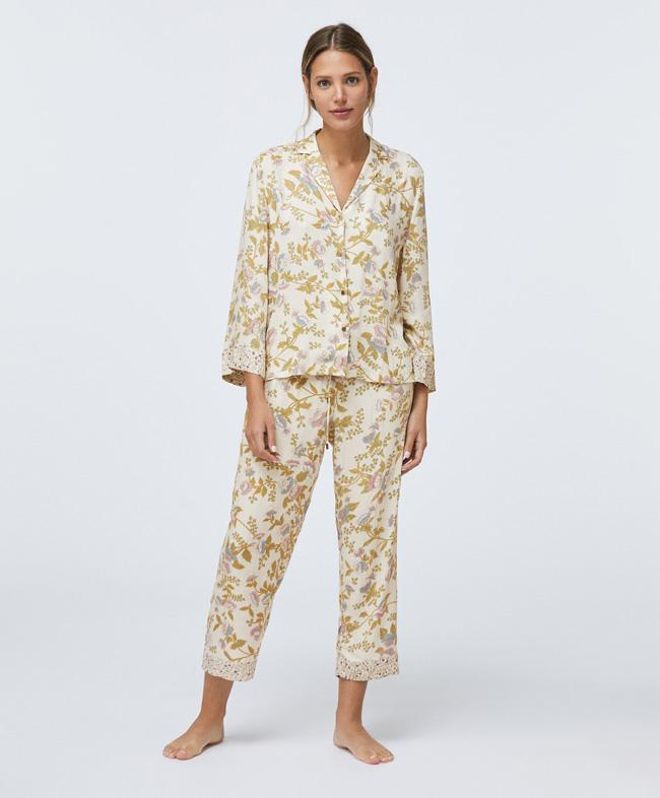 Pijama de flores 'vintage', de Oysho
